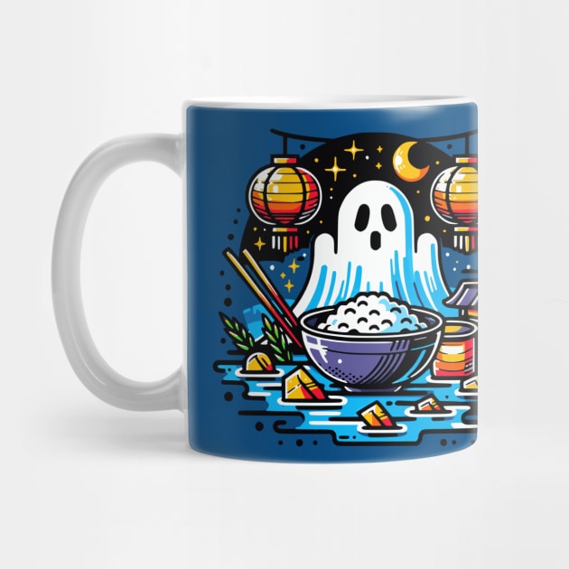 Hungry Ghost Festival Graphic Art by HolidayBug